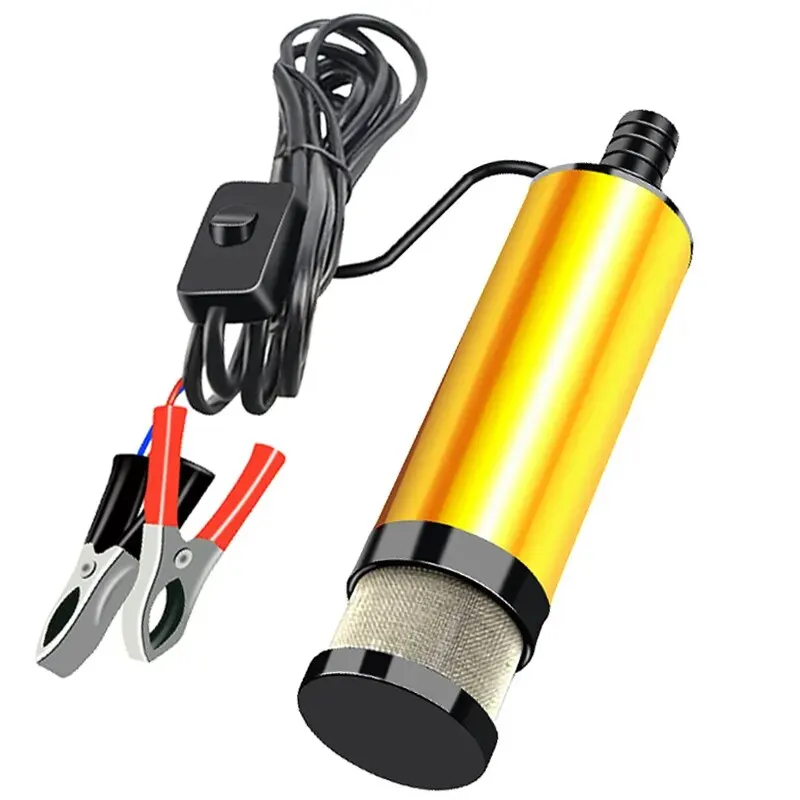 51MM 38MM Samochodowa elektryczna pompa olejowa 12V 24V do pompowania oleju napędowego Zatapialna pompa do przetaczania paliwa ze stopu aluminium