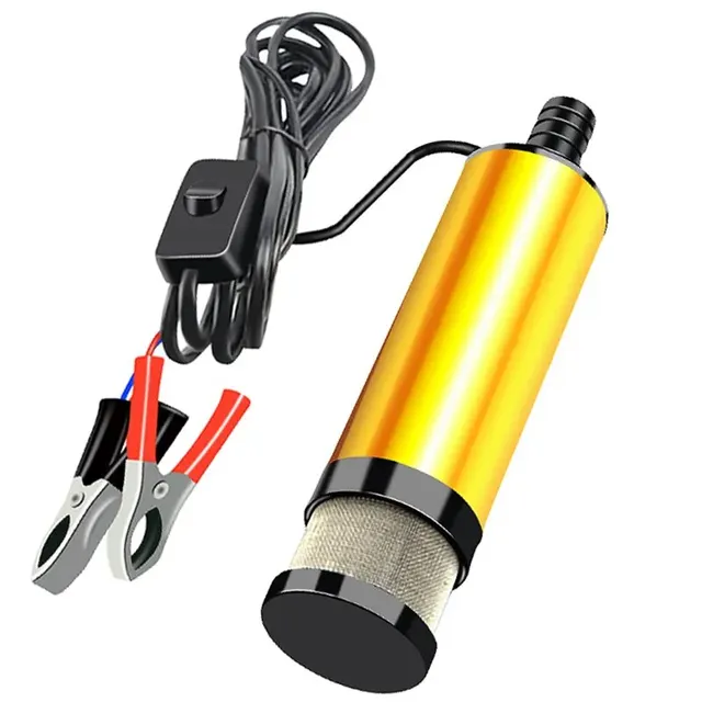 51MM 38MM Samochodowa elektryczna pompa olejowa 12V 24V do pompowania oleju napędowego Zatapialna pompa do przetaczania paliwa ze stopu aluminium