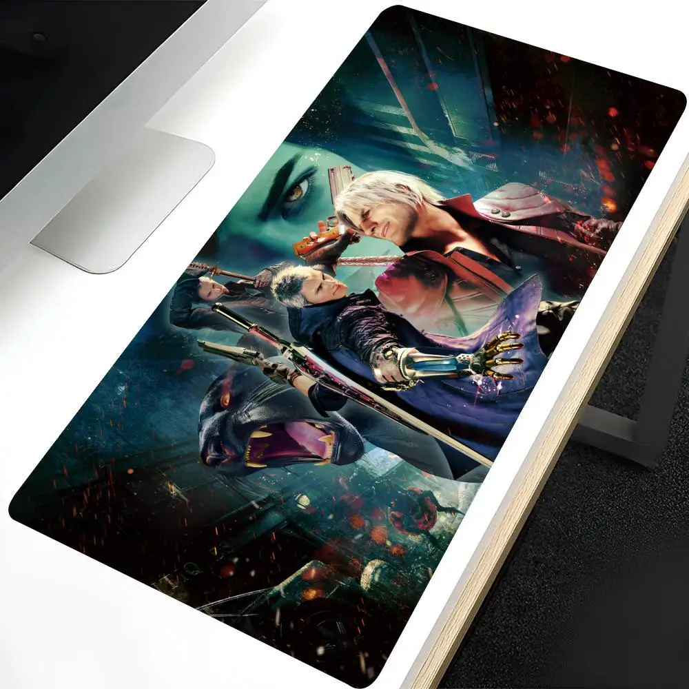 Game D-Devil May Cry 5 Mouse Pad Large Mouse pad for home office Waterproof desk pad Computer Mouse pad gaming Mouse pad