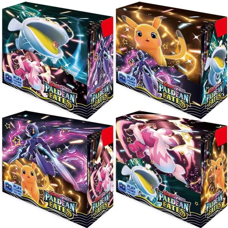 360 Stuks/Set Pokémon Kaarten Briljante Sterren Paldea Evolved Phantasmal FLAMES 151 MEGA EVOLUTION Engelse Booster Battle Transactie