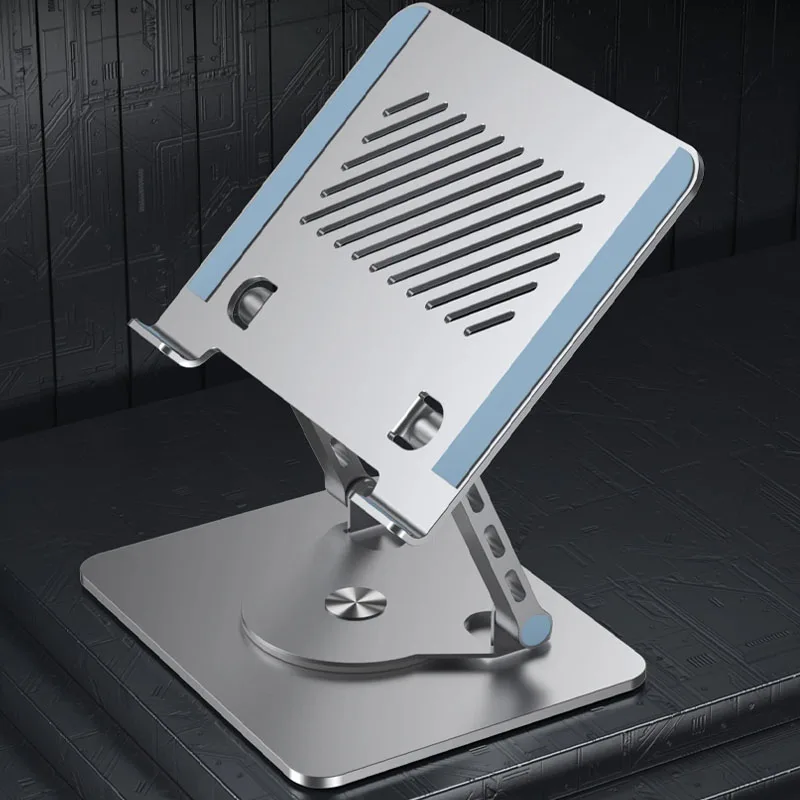

Поворотная на 360° подставка для ноутбука, эргономичный держатель для планшета из алюминиевого сплава, охлаждающий кронштейн для ноутбука Macbook Lenovo ниже 17,3 дюйма
