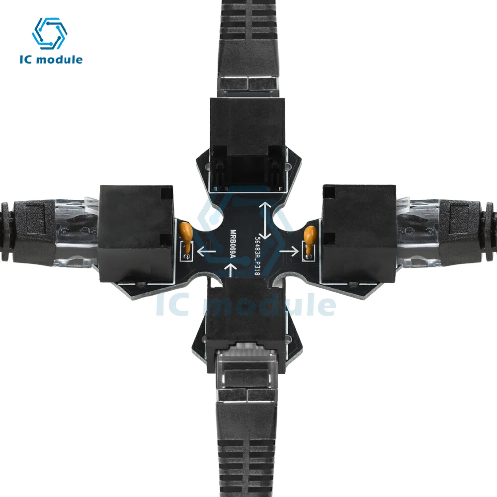 رمي Star LAN Tap Network Monitor Iptv Source Monitoring Connection Ethernet Communication Tool RJ45 Interface