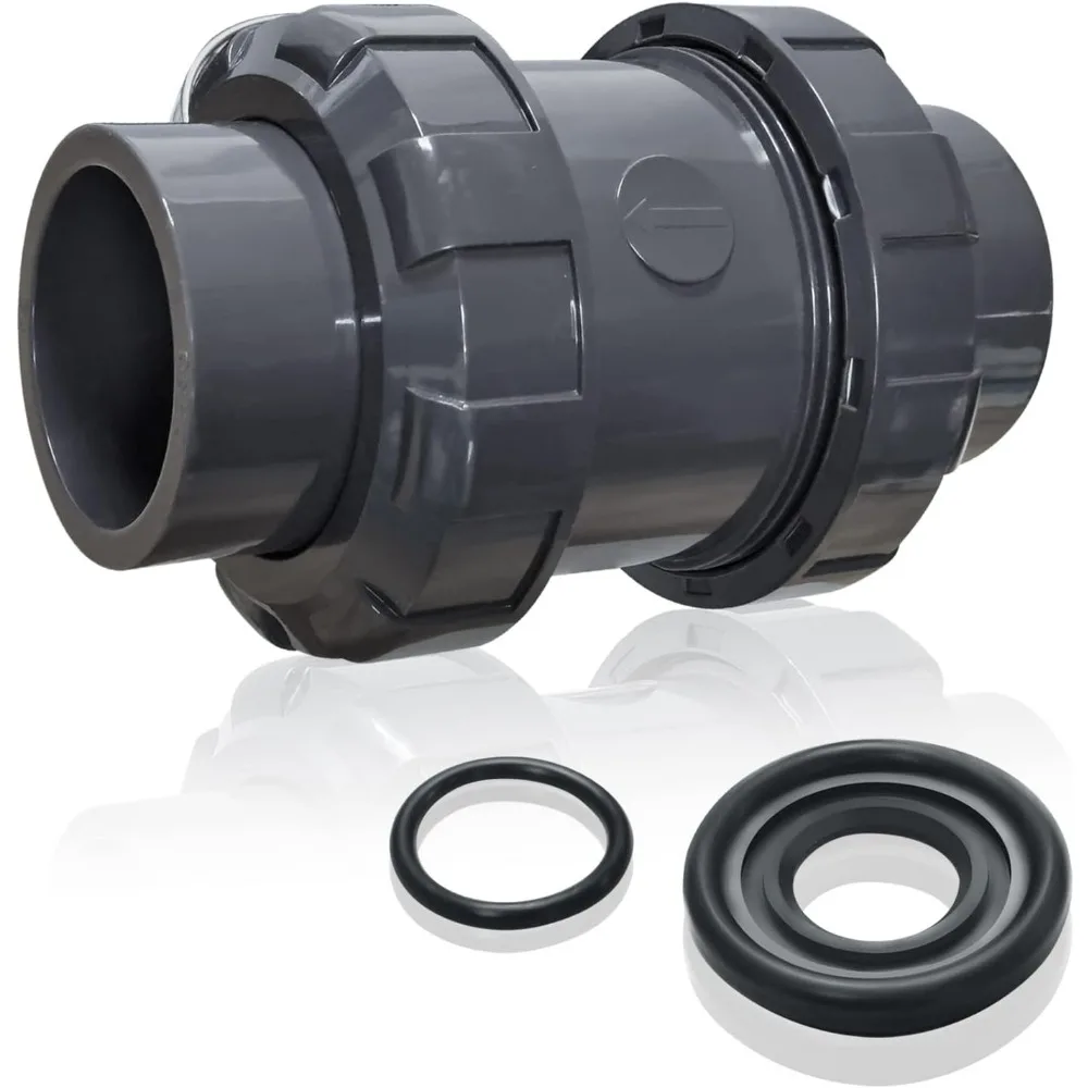 3 Inch Slip Socket True Union Check Valve DN80 Full Port EPDM Seal for Backflow Prevention ASTM F1970