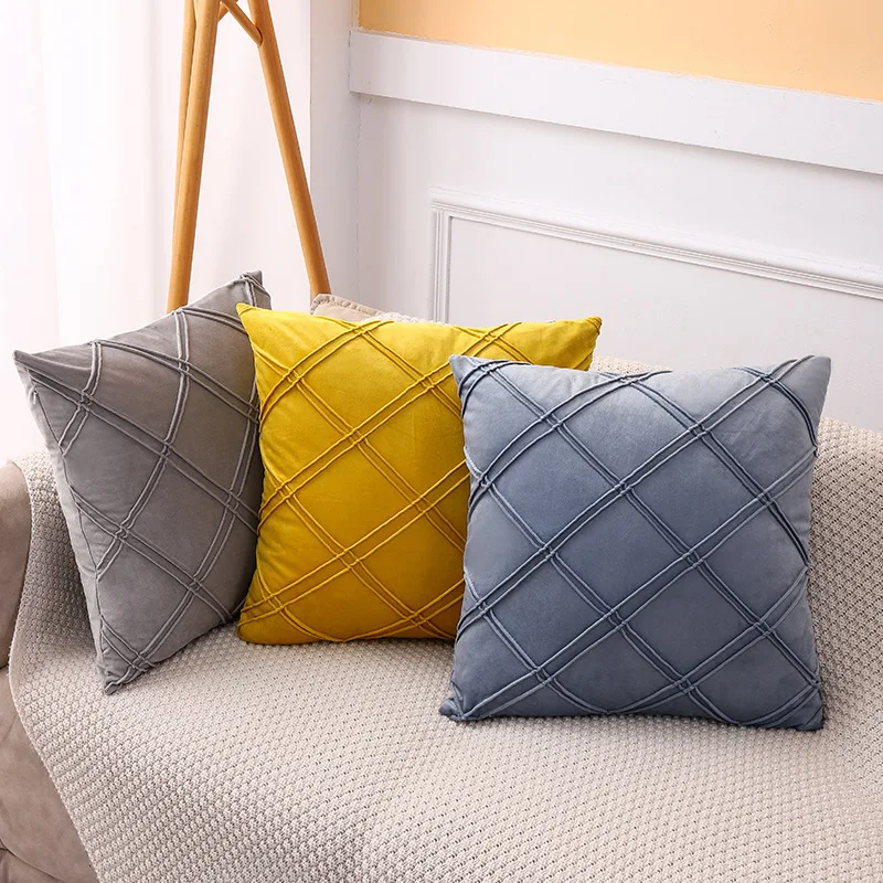 1/2 Stück handgefertigter Taillenkissenbezug aus holländischem Samt, ultraweicher, rosafarbener Plüsch-Kissenbezug, dekorativer Kissenbezug für Sofa, Schlafzimmer – Detail 9