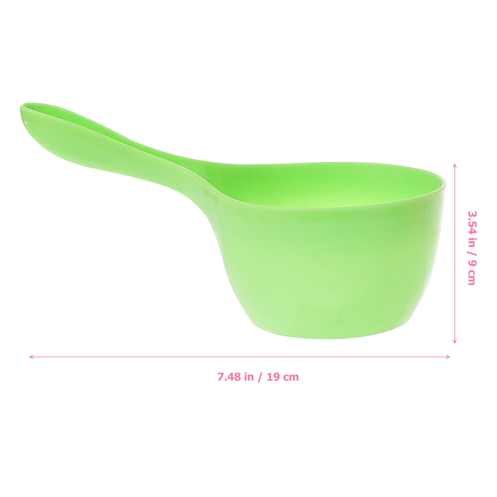 3 قطعة كوب ماء استحمام الطفل مادة PP دائم الاطفال حمام غسل كوب غسل الشعر مغرفة الرضع مغرفة دش ملعقة ماء #4