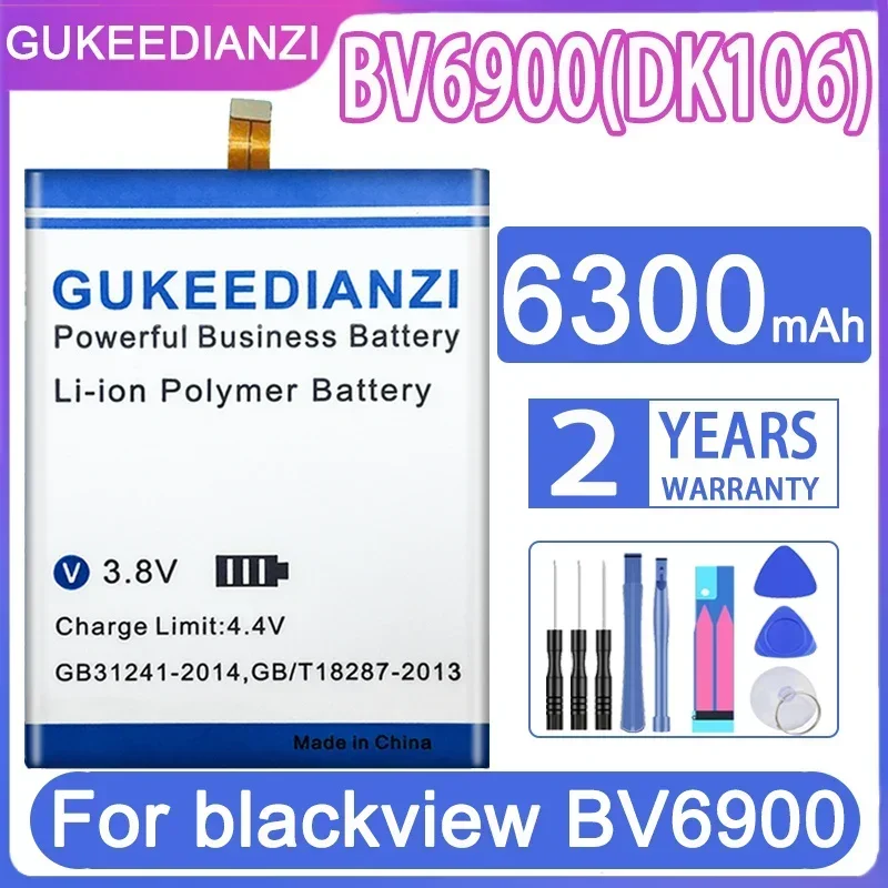 

Сменный аккумулятор GUKEEDIANZI BV 6900 (DK106) 6300 мАч для blackview BV6900