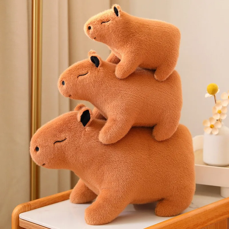 Hot Kawaii Appease Capybara Cute Cartoon Jouets Doll Stuffed Soft Plush Toy Animal Birthday Christmas Gift For Baby Kids