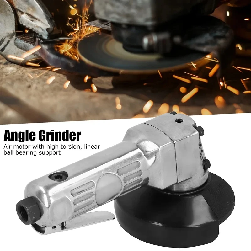 4in Angle Grinder Pneumatic Angle Grinder Cutting Polishing Machine Power Tool 2500 4inch 11000rpm Pneumatic Angle Grinder