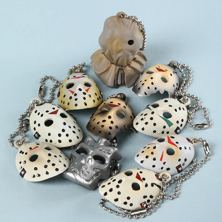 10 قطعة/المجموعة جيسون الرعب أقنعة البسيطة PVC أرقام عيد الميلاد هدية عيد ميلاد اللعب #1