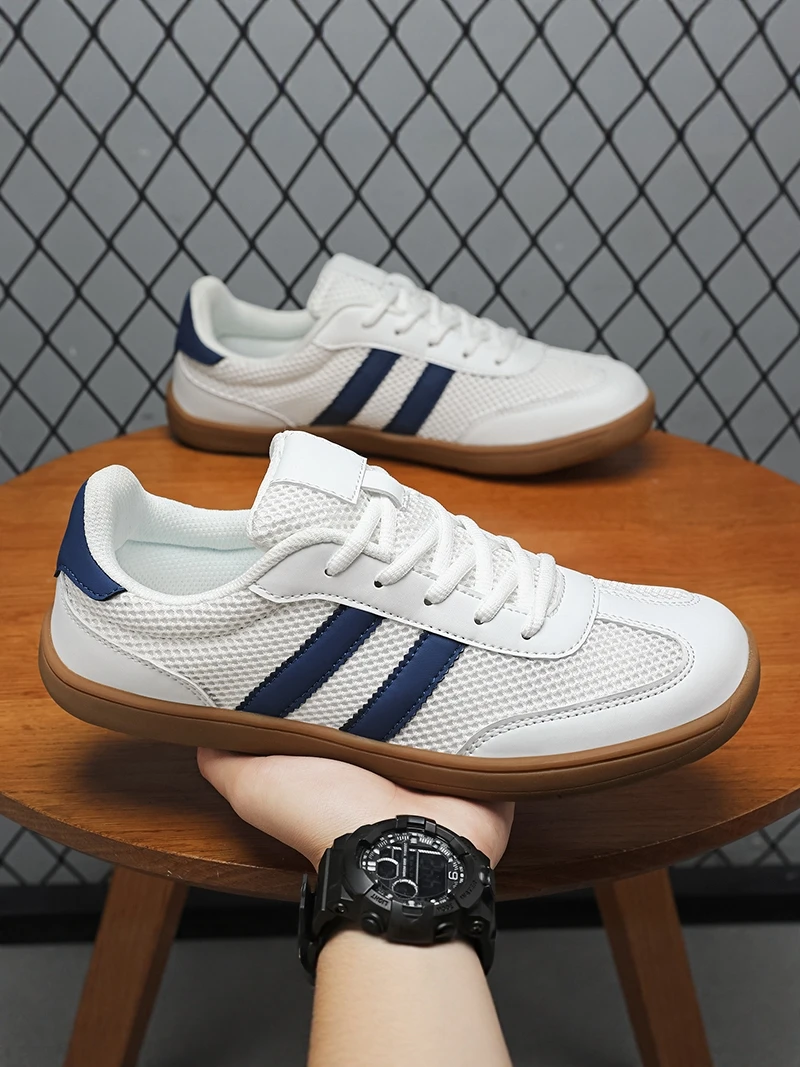 

Wide Foot Men's Shoes Breathable Mesh Summer Sports Shoes Casual Dequn Wide Width Men's Shoe Comfortable round Toe Low Top