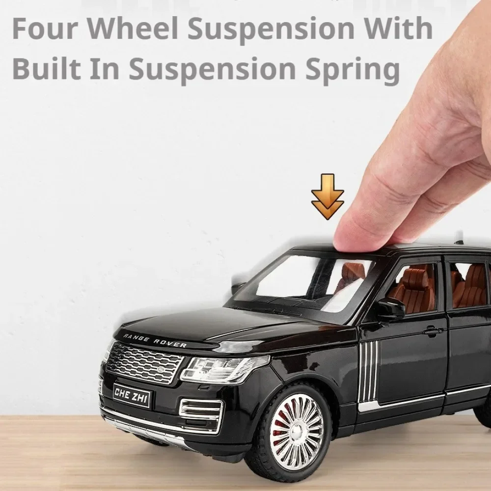 1:24 Land Rover Range Rover Rolls-Royce Spectre jouets voitures miniatures modèle portes ouvert son lumière retirer véhicule enfant cadeaux