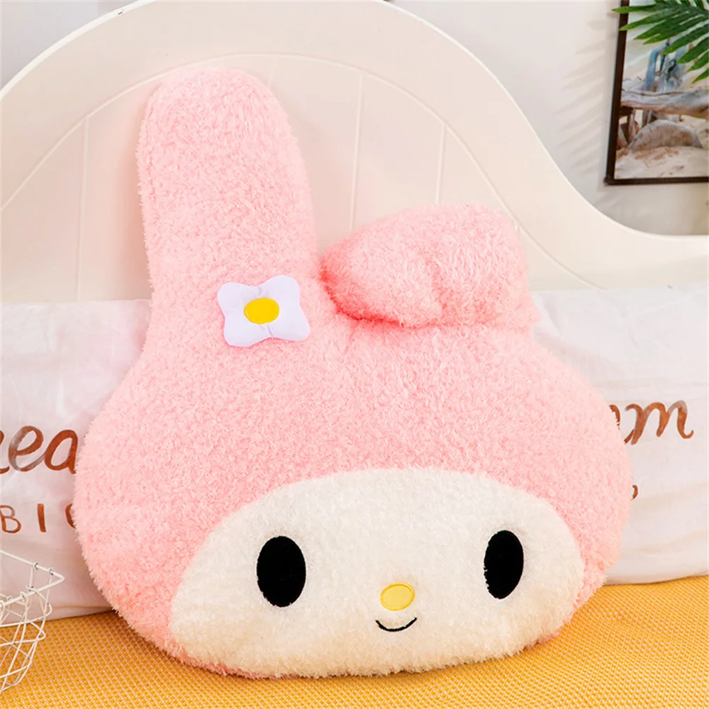 40*50cm Kawaii Sanrio Plush Pillow Kuromi My Melody Cartoon Anime Doll Toys Soft Stuffed Plush Pillow Birthday Gift for Kids