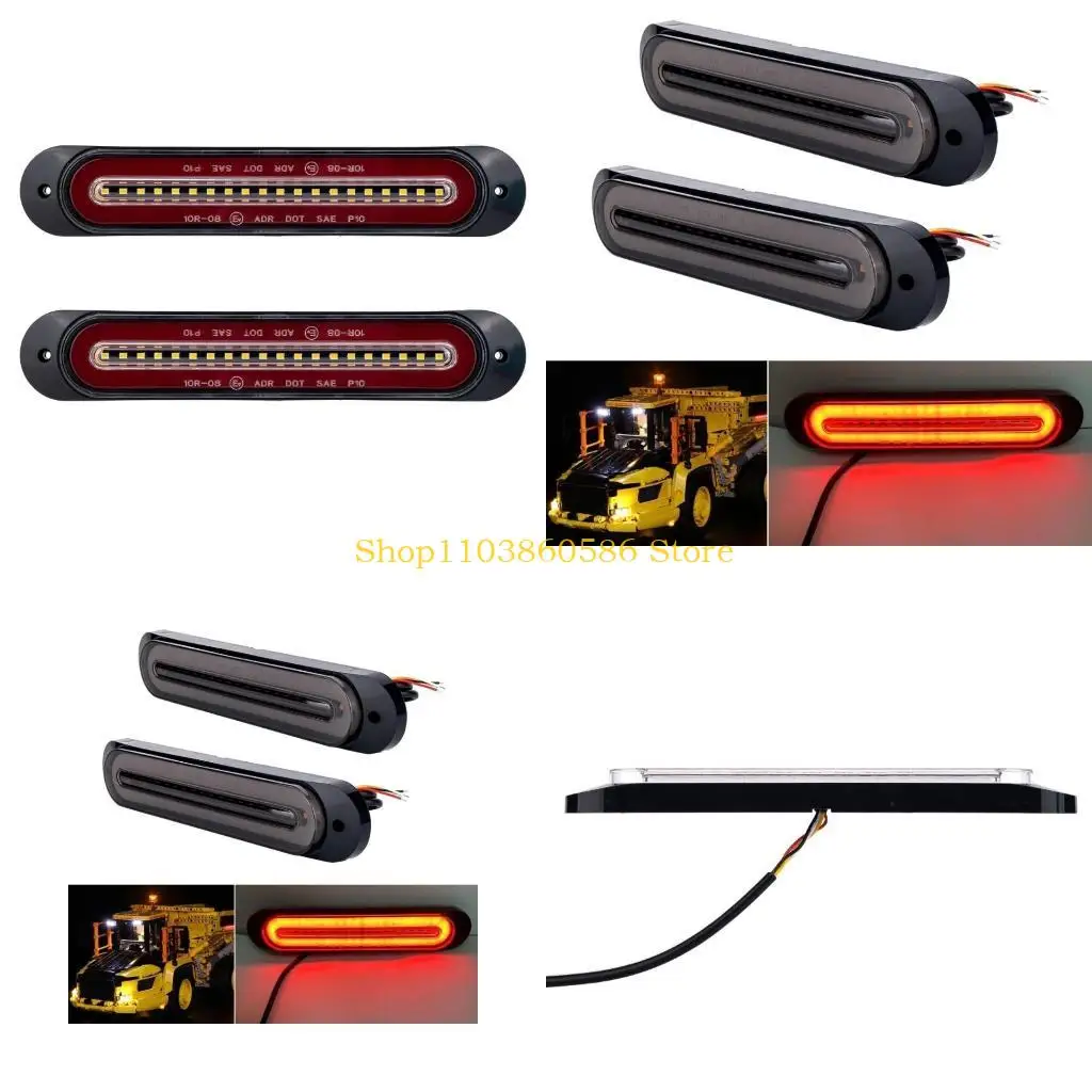 

242A Led Truck Trailer Light Front Rear Side Clearance Indicator Lamp Waterproof Sealed Surfaces Mounted LED Marker Light