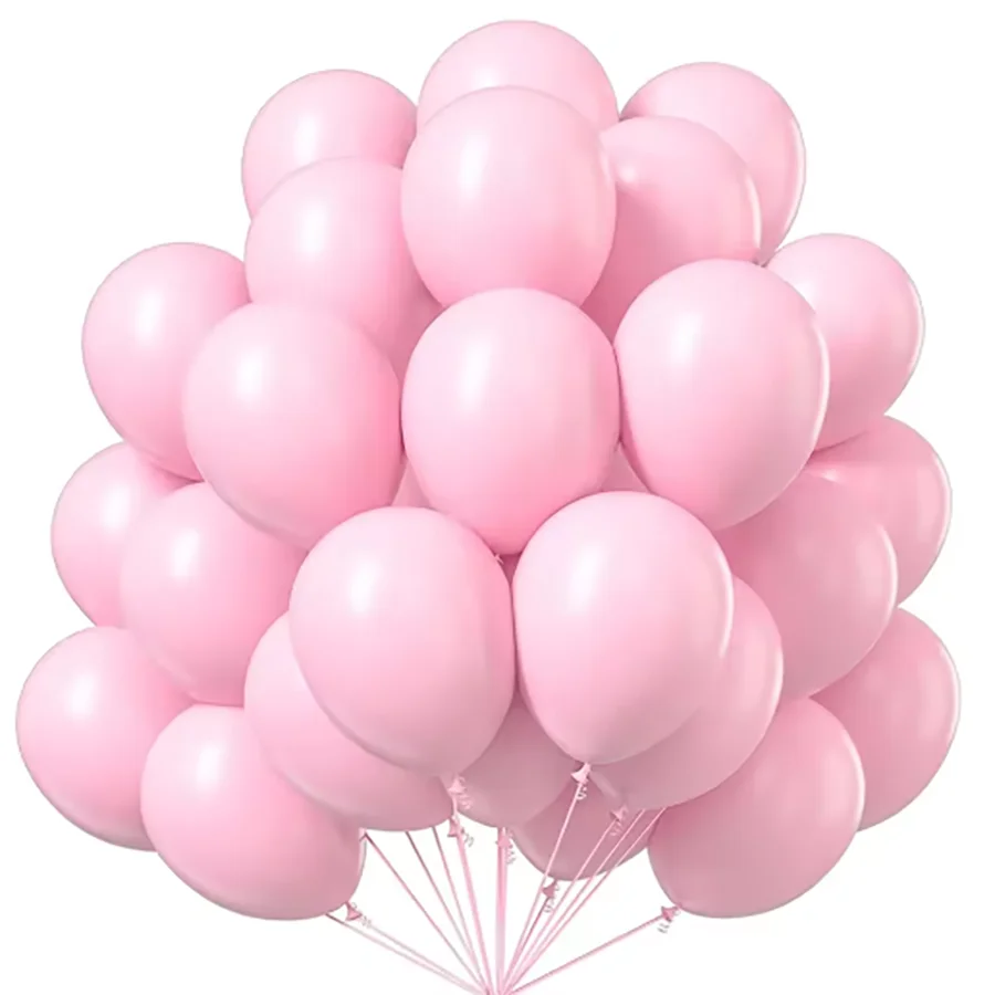 10/20/30 Stück 5/10/12 Zoll Rote, Schwarze, Rosa Latexballons Hochzeitsballons Kindergeburtstag Babyshower Festivaldekoration Globos – Detail 4