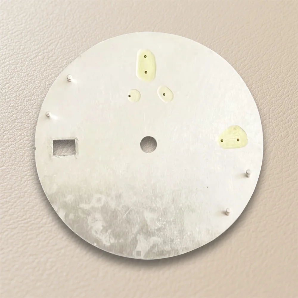 Nh35 Dial S Logo 28.5mm Roman Numeral Dial Blue Luminous For NH35/NH36/4R Movements Watch Accessories Repair Tool
