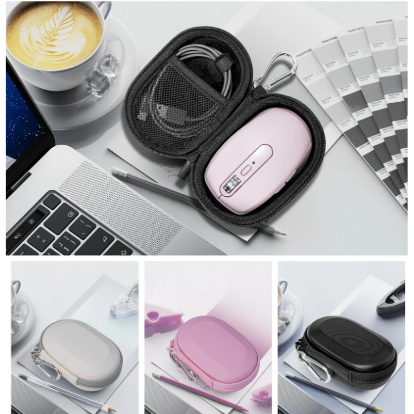 Shockproof Digital Storage Pouch Multifunctional Cable Organizer Wireless Mouse Case Power Bank Plug Protective Bag