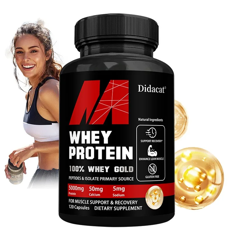 

Концентрат протеина Didacat Whey, с протеином 5000 мг, без глютена и без ГМО, повышающий иммунитет и поддерживающий восстановление после упражнений
