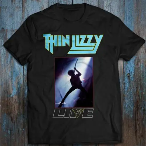 

Thin Lizzy Life Live Music Retro Vintage T-Shirt Gift For Fans ALl Size, new