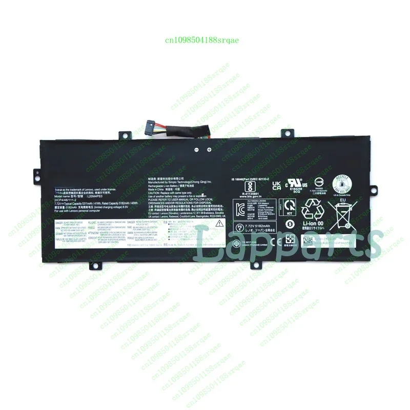 

NEW Original L20C4PE0 L20M4PE0 Battery for Lenovo Yoga Duet 7 13ITL6 SB11B44630"% Test"
