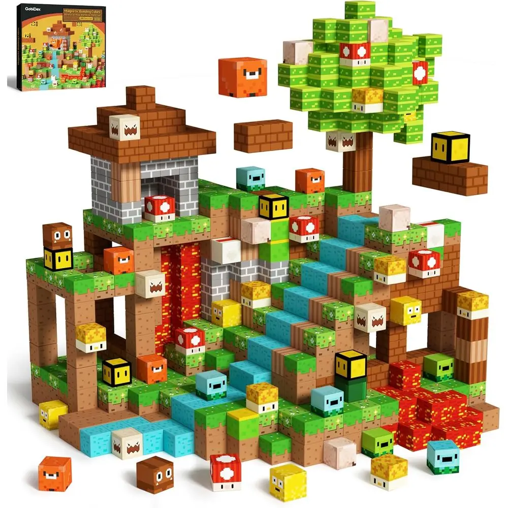 

200-Piece Magnetic Building Blocks Set - STEM Learning Toys for Kids Aged 3+, Ideal Gift for Boys and Girls