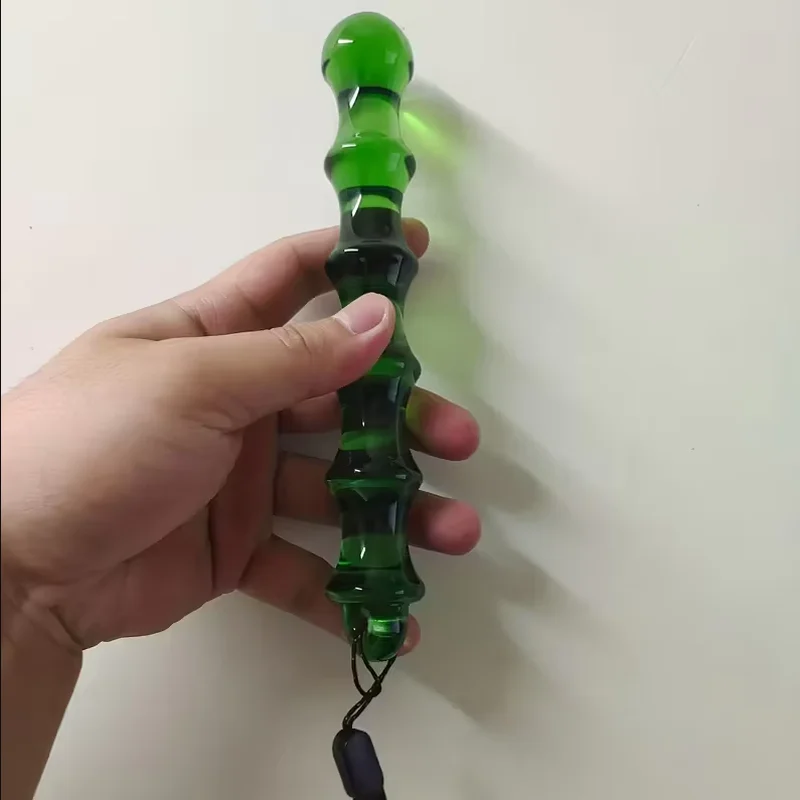 Bastão de massagem de 16cm, massageador de jade liso sem espinhos, adequado para ombros, pescoço, quadris, meridianos, pontos de acupuntura, relaxamento muscular.