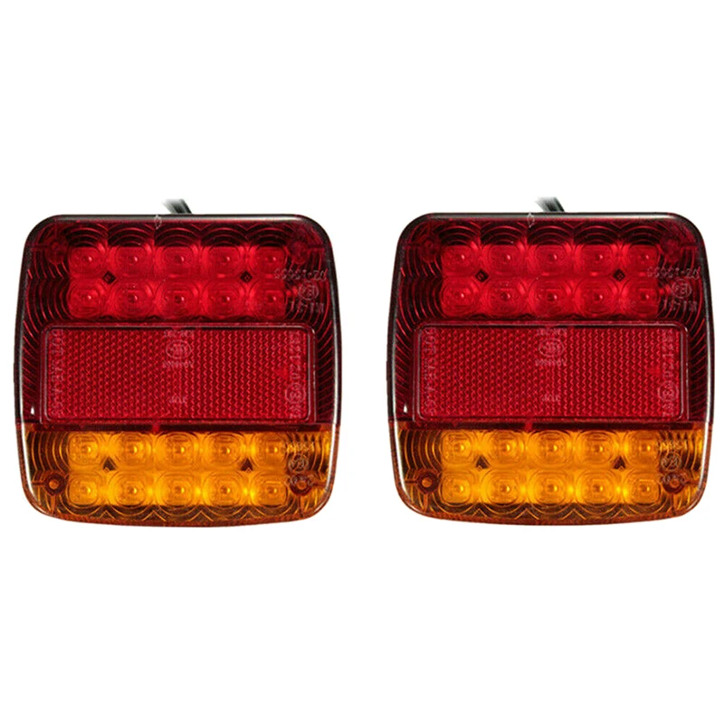 1pc 20LED 12V Waterproof Durable Car Truck LED Rear Tail Light Warning Lights Lamp for Trailer Caravans