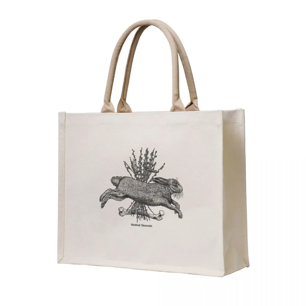 

Rabbit Tote Bag Large bags for women canvas bags tote bag men Reusable bags