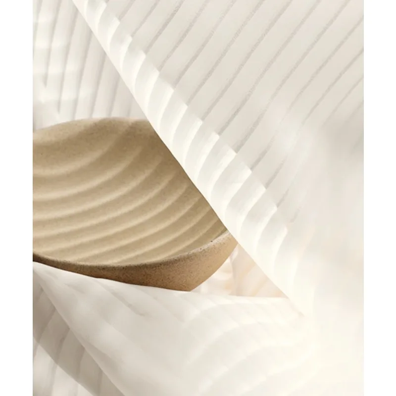 New Fantasy Curtain Light and Shadow Vertical Venetian Striped Gauze Curtain Living Room Bedroom Balcony Curtain