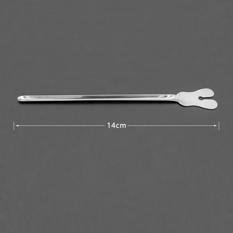 Stainless steel grooved probe for anorectal surgery with grooved probe for inspection of guide flume anorectal instruments