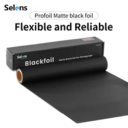 Selens Newest Black Aluminum Foil Paper Photography Matte Cinefoil Photo Studio Kits Aluminum Foil Paper Photography Accessories