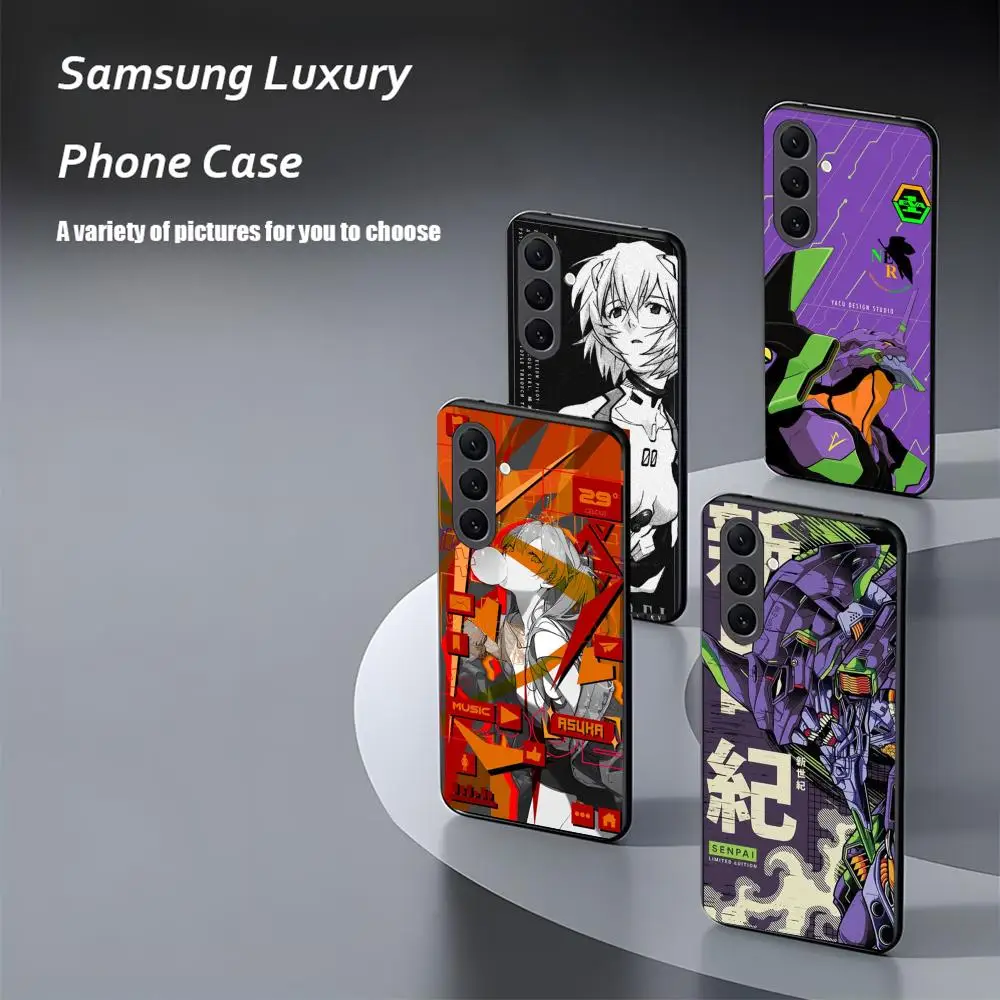 Cool OligAnime Hot Asuka Phone Case, Soft Black, Samsung Galaxy S25, S24, S23, S22, S21, S20 Plus, Ultra Note 20