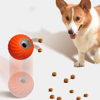 New Dog Automatic Feeders Pet Gravity Pet Electric Ball Gravitational leaky ball Cat and Dog Grinding Teeth Dog Toy Feed Tools