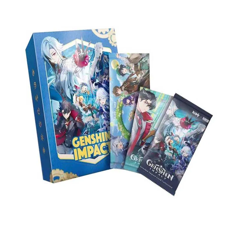 

Wholesale Genshin Impact Collectible Card Set Official Character Series Limited Edition Trading Cards Anime Art Gift Collection