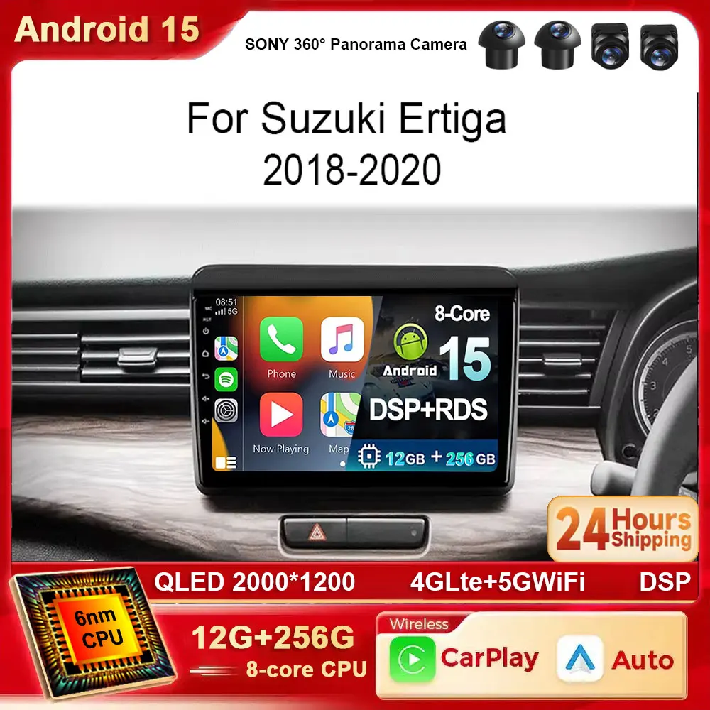 Android 15 Π΄Π»Ρ Suzuki Ertiga 2018-2020 2K QLED CarPlay Π°Π²ΡΠΎ ΡΠ°Π΄ΠΈΠΎ ΠΌΡΠ»ΡΡΠΈΠΌΠ΅Π΄ΠΈΠΉΠ½ΡΠΉ Π²ΠΈΠ΄Π΅ΠΎΠΏΠ»Π΅Π΅Ρ GPS ΡΡΠ΅ΡΠ΅ΠΎ 4G WIFI BT DSP DVD Android 15 Π΄Π»Ρ Suzuki Ertiga 2018-2020 2K QLED CarPlay Π°Π²ΡΠΎ ΡΠ°Π΄ΠΈΠΎ ΠΌΡΠ»ΡΡΠΈΠΌΠ΅Π΄ΠΈΠΉΠ½ΡΠΉ Π²ΠΈΠ΄Π΅ΠΎΠΏΠ»Π΅Π΅Ρ GPS ΡΡΠ΅ΡΠ΅ΠΎ 4G WIFI BT DSP DVD