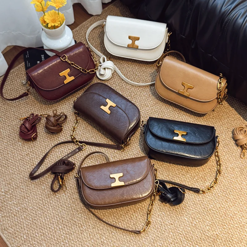 Tas Wanita Modis Kasual dan Serbaguna, Tas Selempang Rantai Terbaru, Tas Messenger Wanita Modis untuk Kerja.