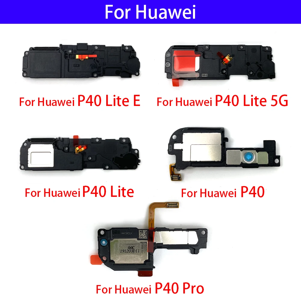 Loud Speaker Loudspeaker Buzzer Ringer Flex Cable For Huawei P20 P30 Pro P40 Lite E 5G Loudspeaker Smartphone Replacement Parts