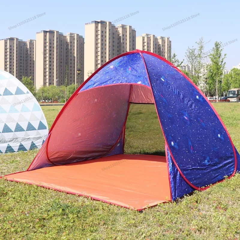 For beach tents, fully automatic 2-second open outdoor shade tents