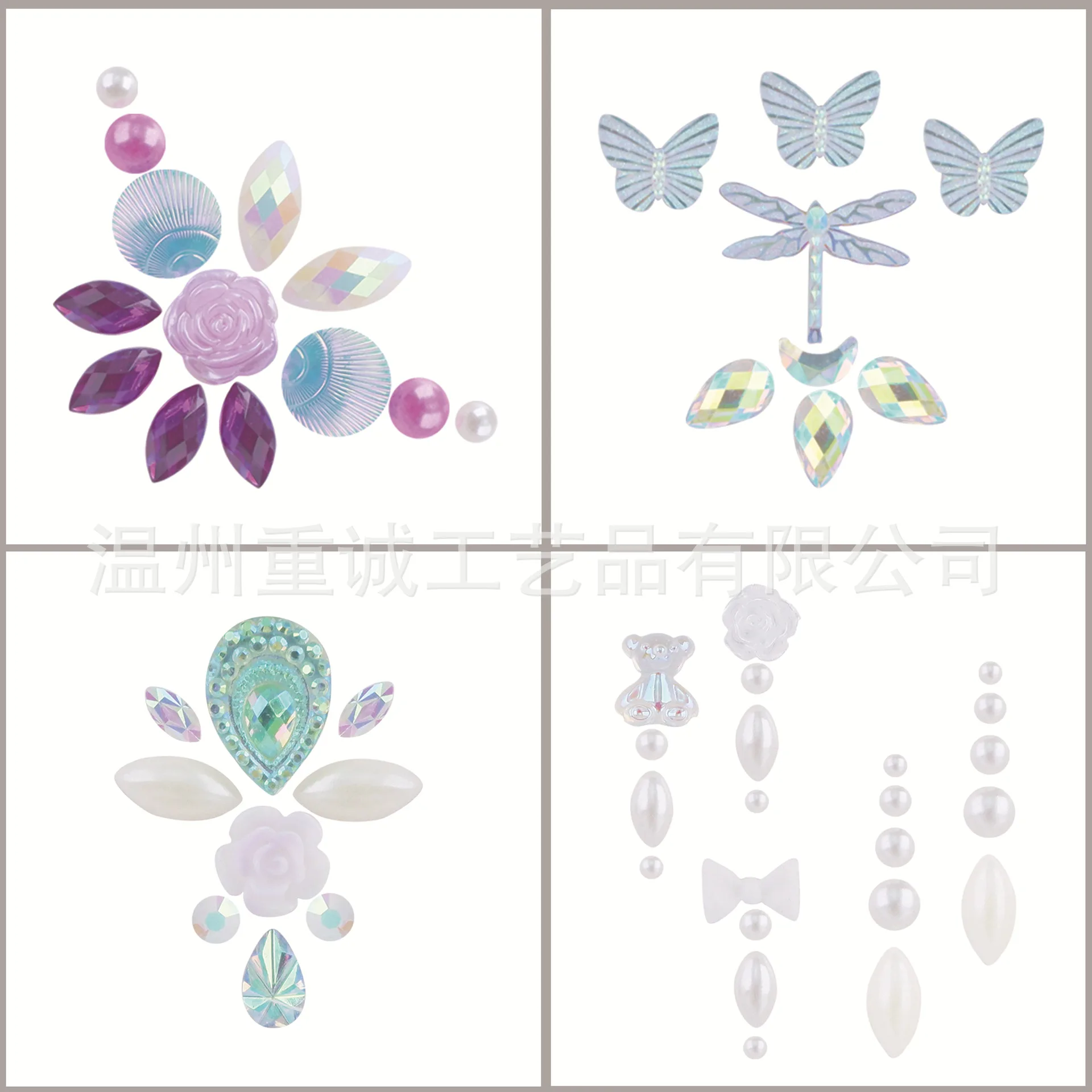 3D Forehead Rhinestone Stickers Self Adhesive Face Gems for Kids Stage Performance Party Festival Makeup Decor