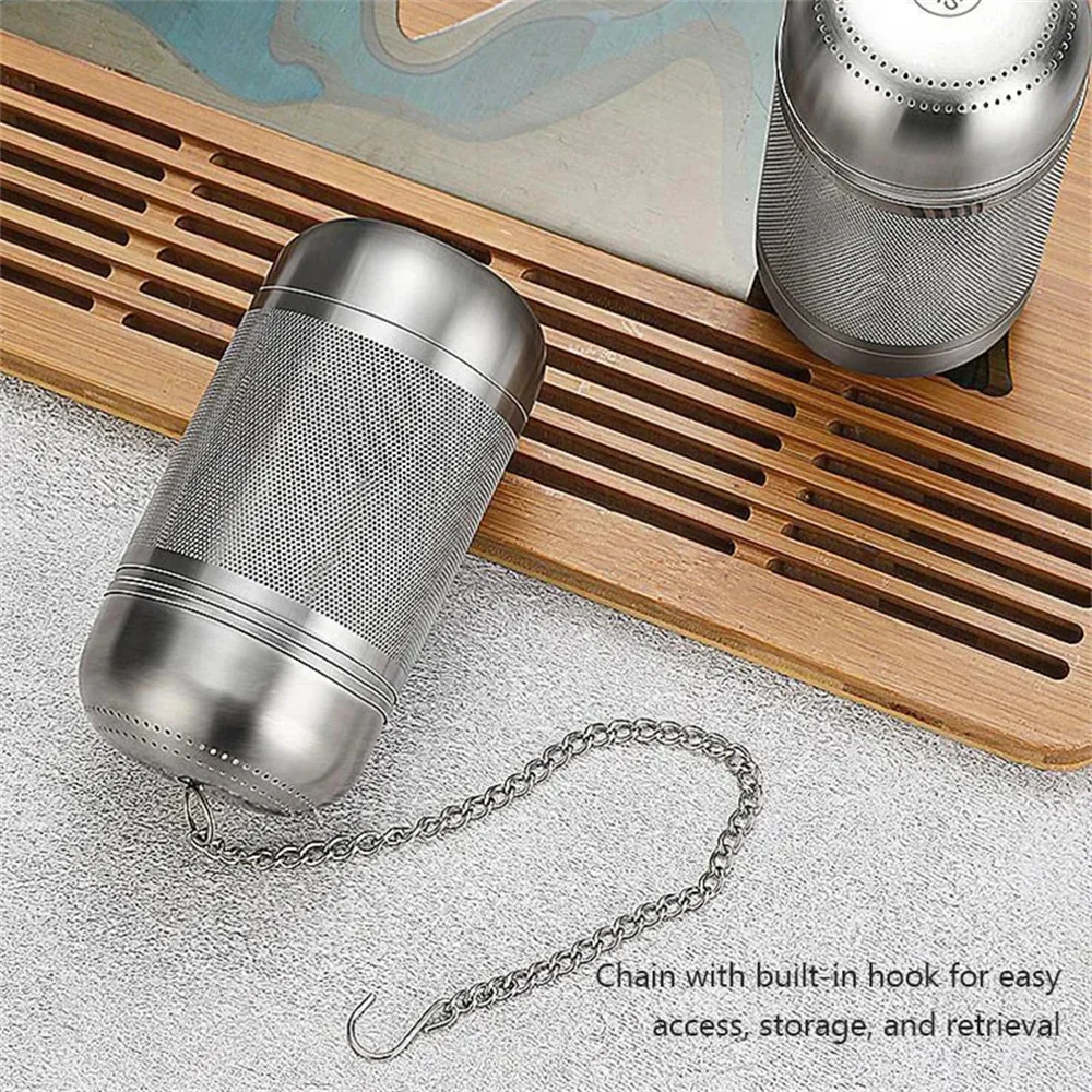 Stainless Steel Tea Infuser Tea Leaves Spice Seasoning Ball Strainer Teapot Fine Mesh Coffee Filter Teaware Kitchen Accessories