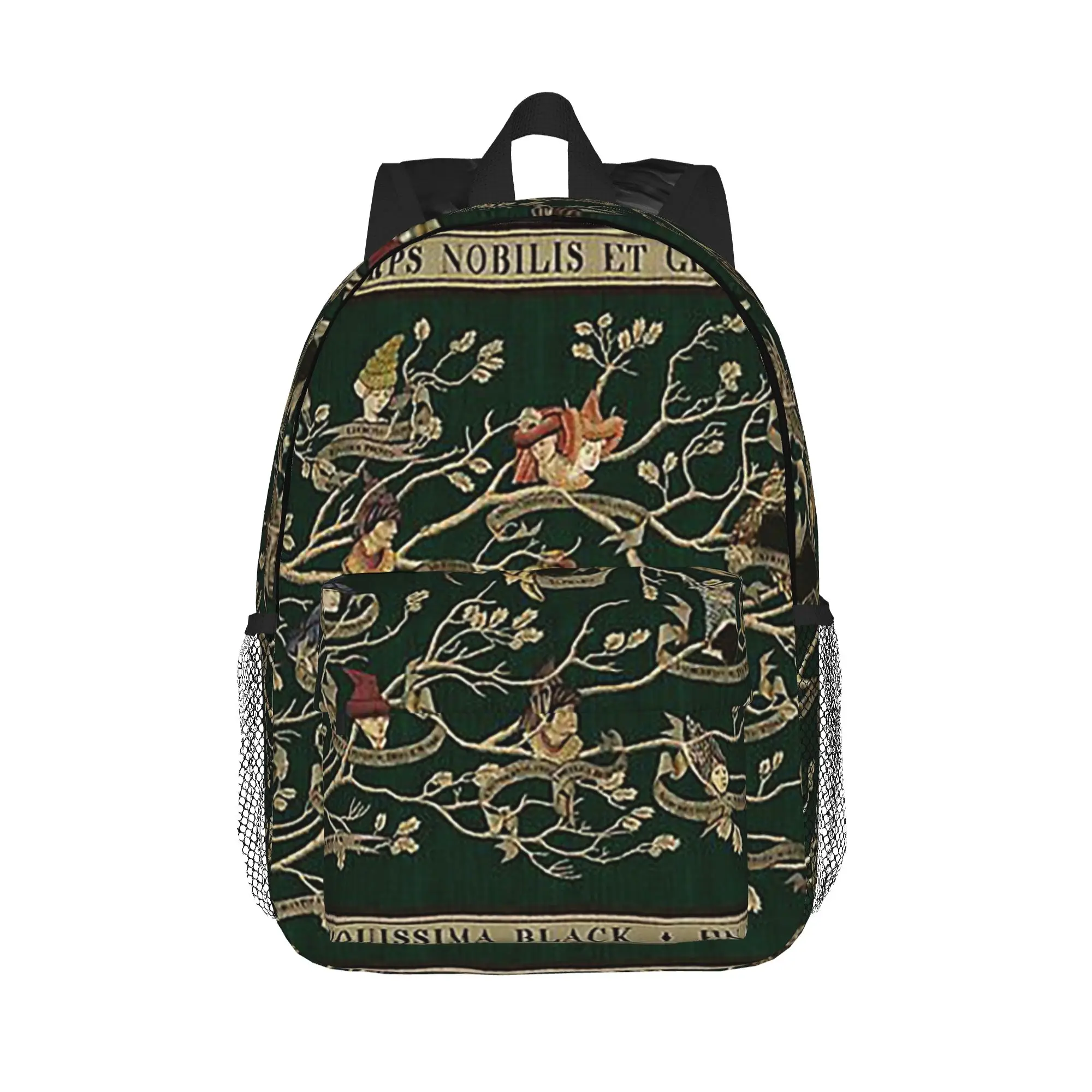 Noble House of Black Family Backpack Hot Sale Daypack Large Capacity Boys Girls BookBag Shoulder Bags for Men Women School Bag