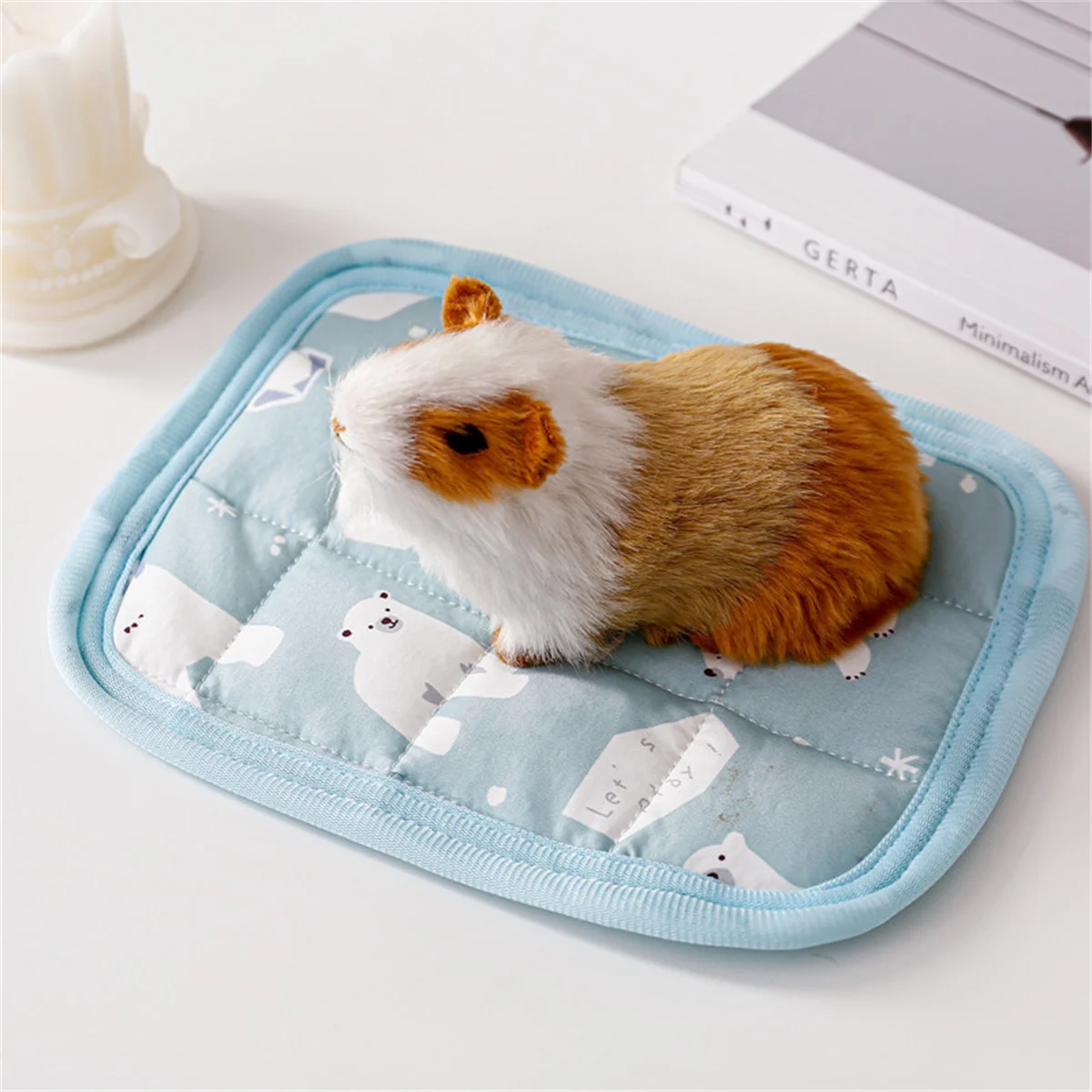 

Pet Hamster Nest Pad Cool Pet Nest Cozy Cotton Cushion Hamster House Guinea Pig Cage Accessories Hedgehog Small Anima Cool Bed