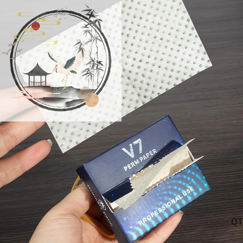 Hair Curling Papers Perm Papers For Hair Curling Salon Disposable Tissue With High Temperature Resistance For Cold And Hot Perms