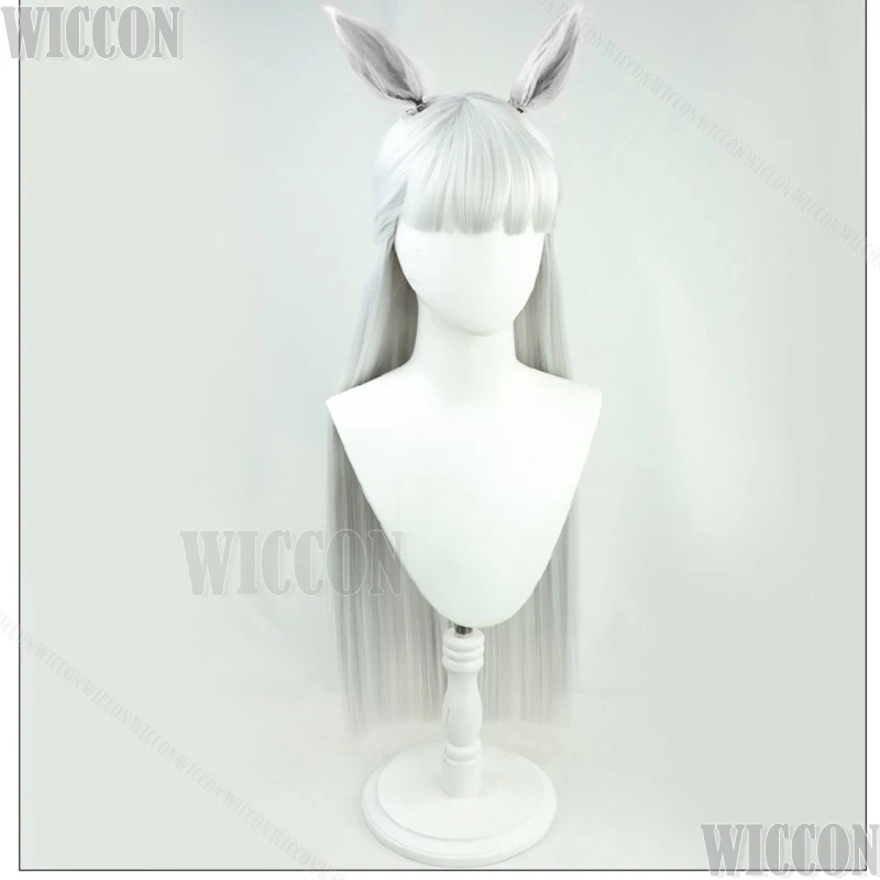 Uma Musume Pretty Derby Gold Ship Anime Cosplay Accessories Wig Hair Pony Tail Hat Ears Headwear Girl Halloween Carnival Outfit view 2