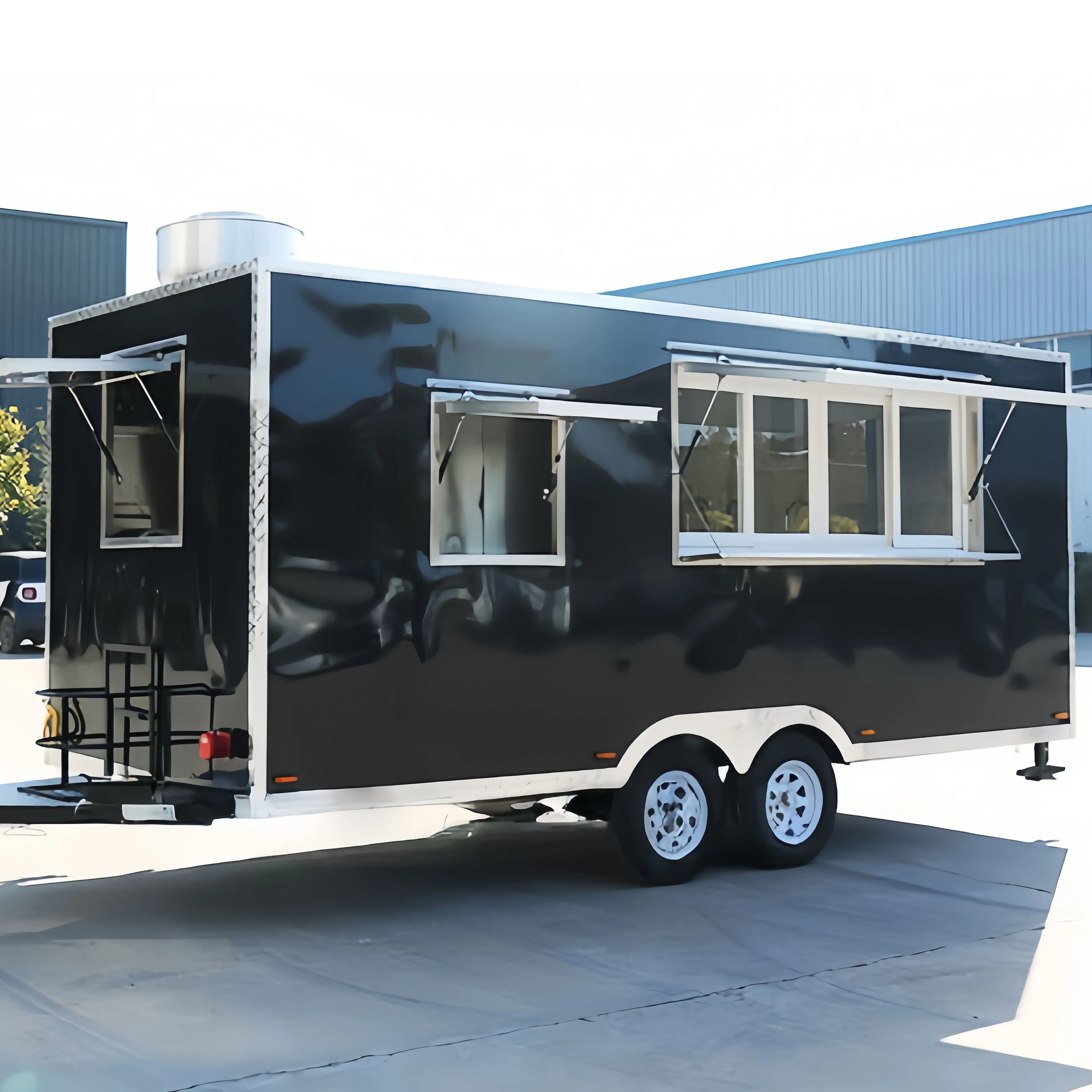 

HIgh Quailty Food Truck Trailer Beverage Bar Fast Food Hot Dogs Candy Ice Cream Cart Mobile Food Truck