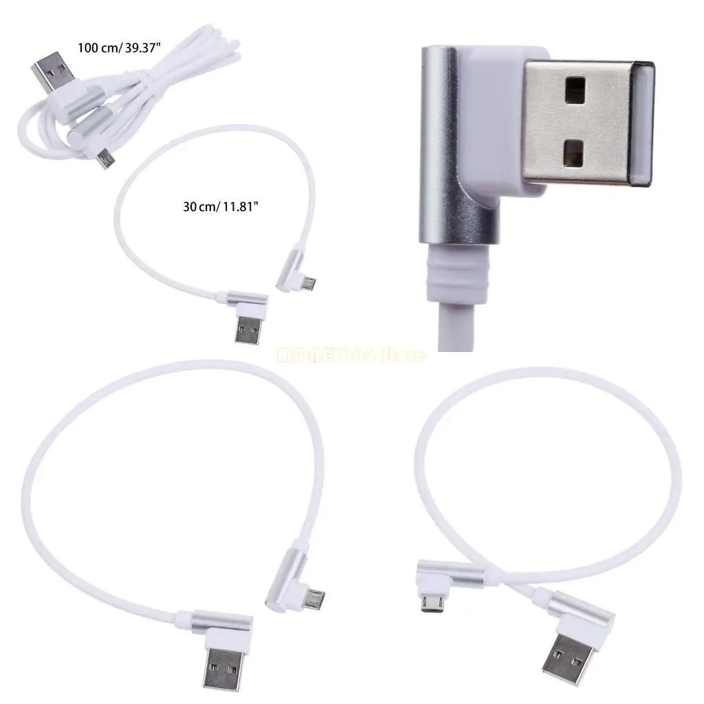 F62C Dữ liệu điện tích nhanh 90 độ cáp Micro USB cho Android