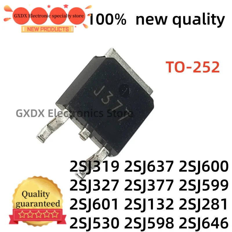 10-20Uds J637 J132 J281 J319 J327 J377 J530 J598 J599 J600 J601 2SJ637 2SJ132 2SJ281 2SJ319 2SJ327 2SJ377 2SJ599 2SJ598 TO-252