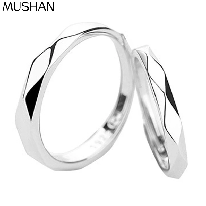MuShan Jewelry 925 Sterling Silver Ring Wedding Band High Carbon Diamond Sister Gift Luxury Jewelry Women Rings Fine Jewelry