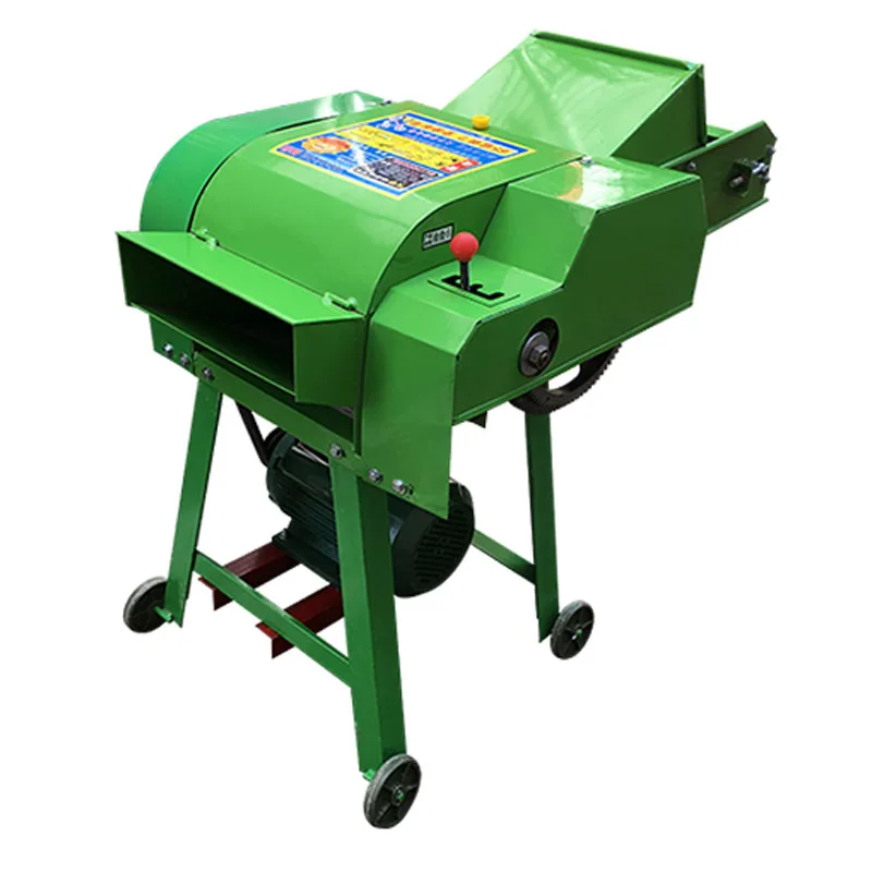 เปียกและแห้ง Dual-Purpose Pemotong Rumput ขนาดเล็ก Pemotong Rumput หญ้า Crusher ฟางอาหาร Crusher วัวและแกะในครัวเรือน220V