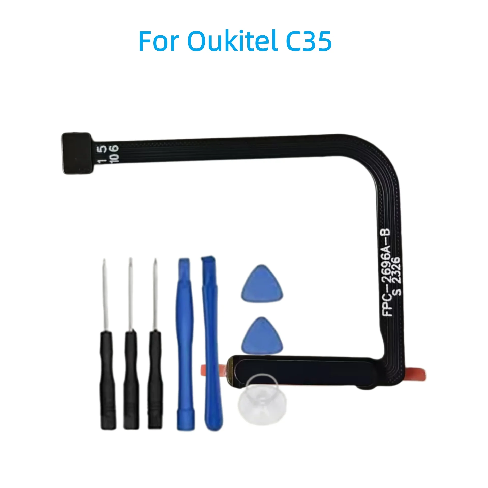 New Original For Oukitel C35 Phone Fingerprint Button Finger Sensor Cable Flex FPC Accessories