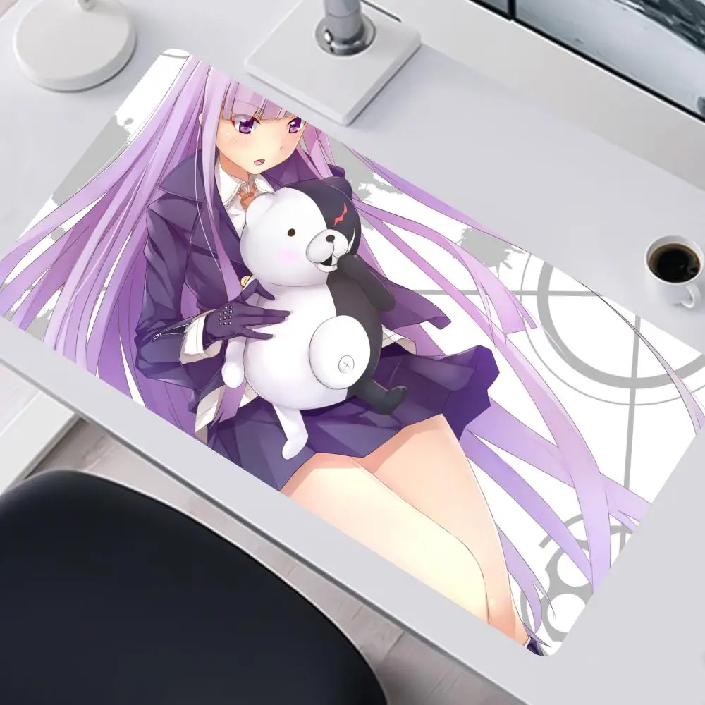 Anime D-Danganronpa Kyoko Kirigiri Mouse Pad Mouse Pad Gaming XXL 800x400mm Home Popular HD Mousepad Keyboard Pad Non-Slip 90x40